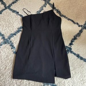 Black mini dress